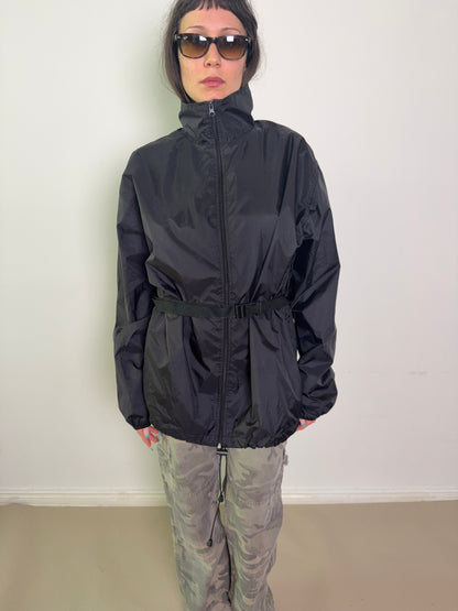 2000s belted rainjacket