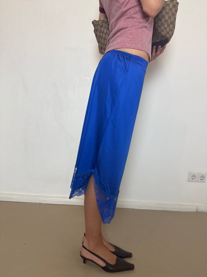 1980s silky skirt