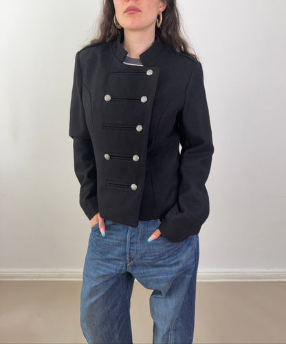 2000s napoleon jacket black