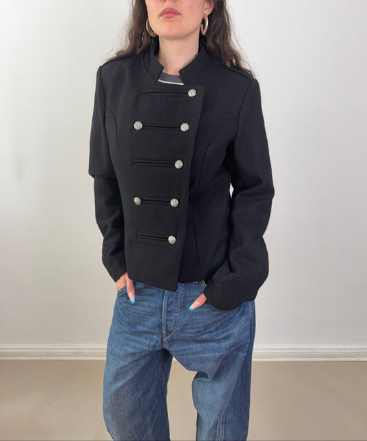 2000s napoleon jacket black