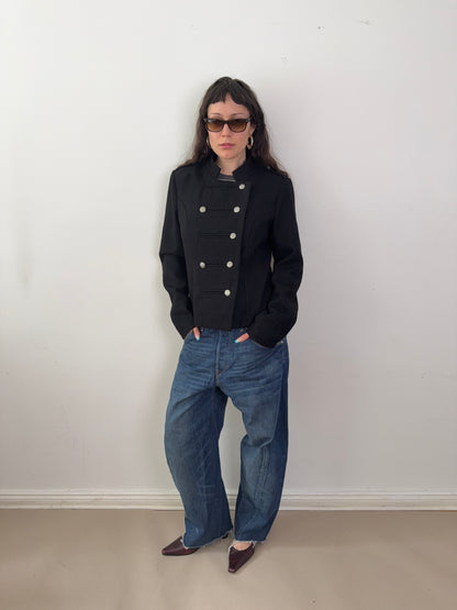 2000s napoleon jacket black