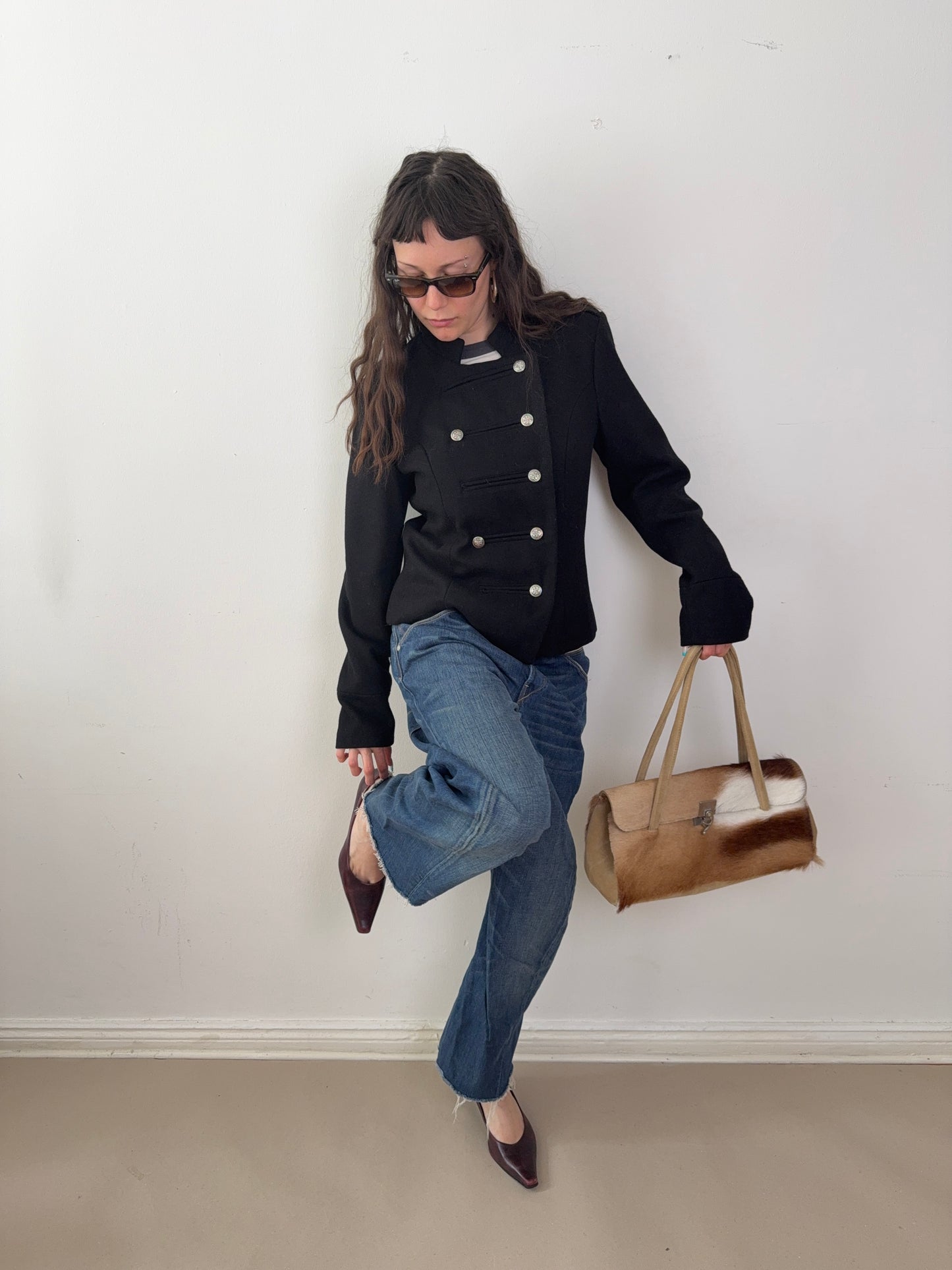 2000s napoleon jacket black