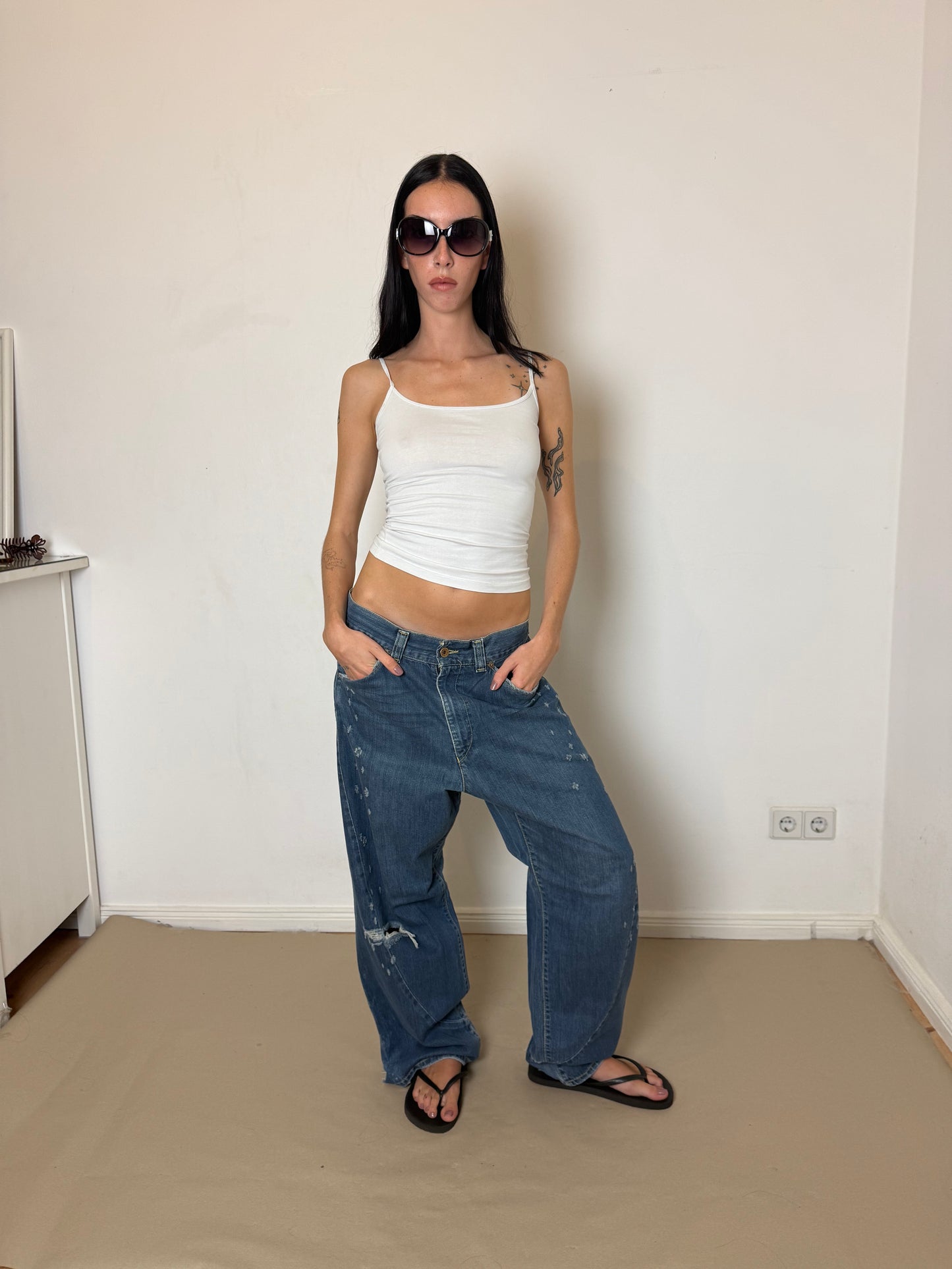 2000s baggy levis engineerd