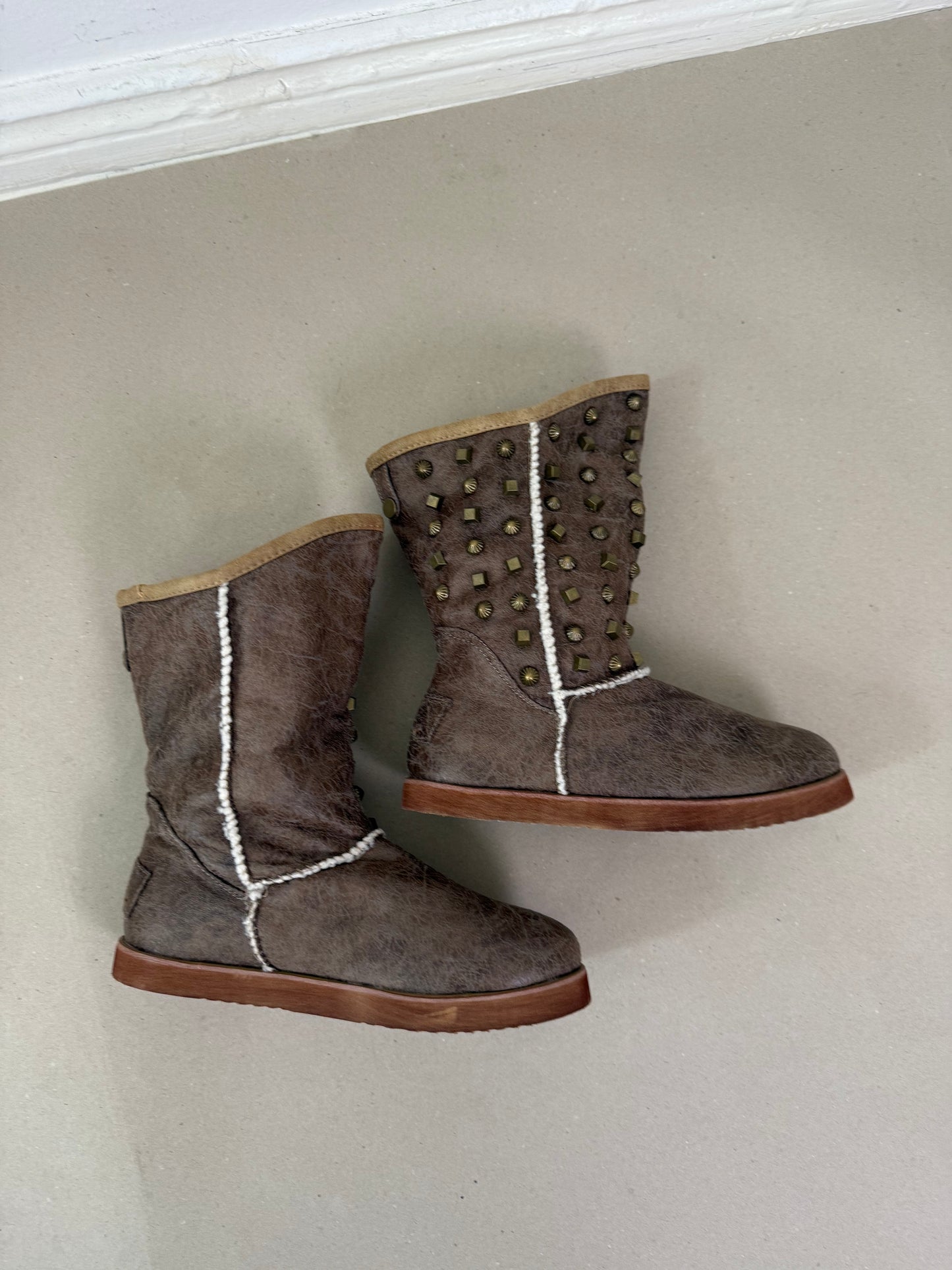 2000s deadstock studded boots