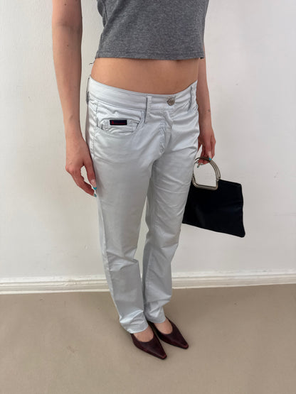 2000s Dolce&Gabbana silver pants