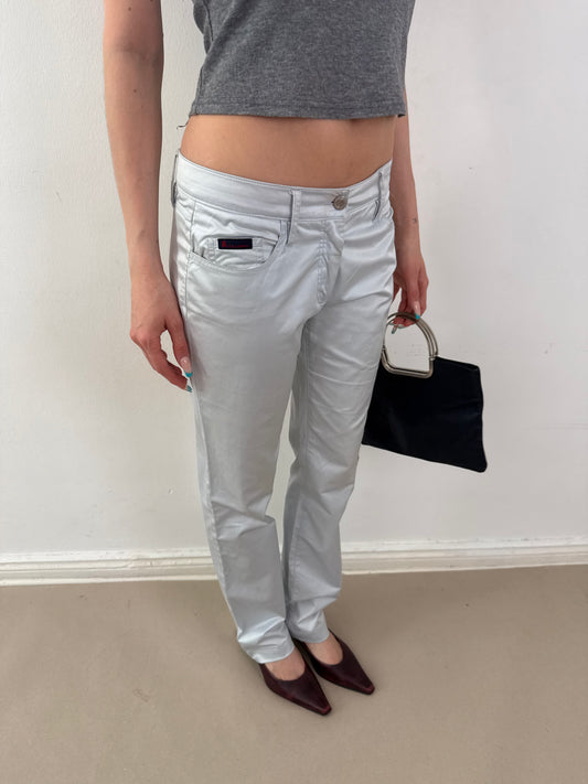 2000s Dolce&Gabbana silver pants