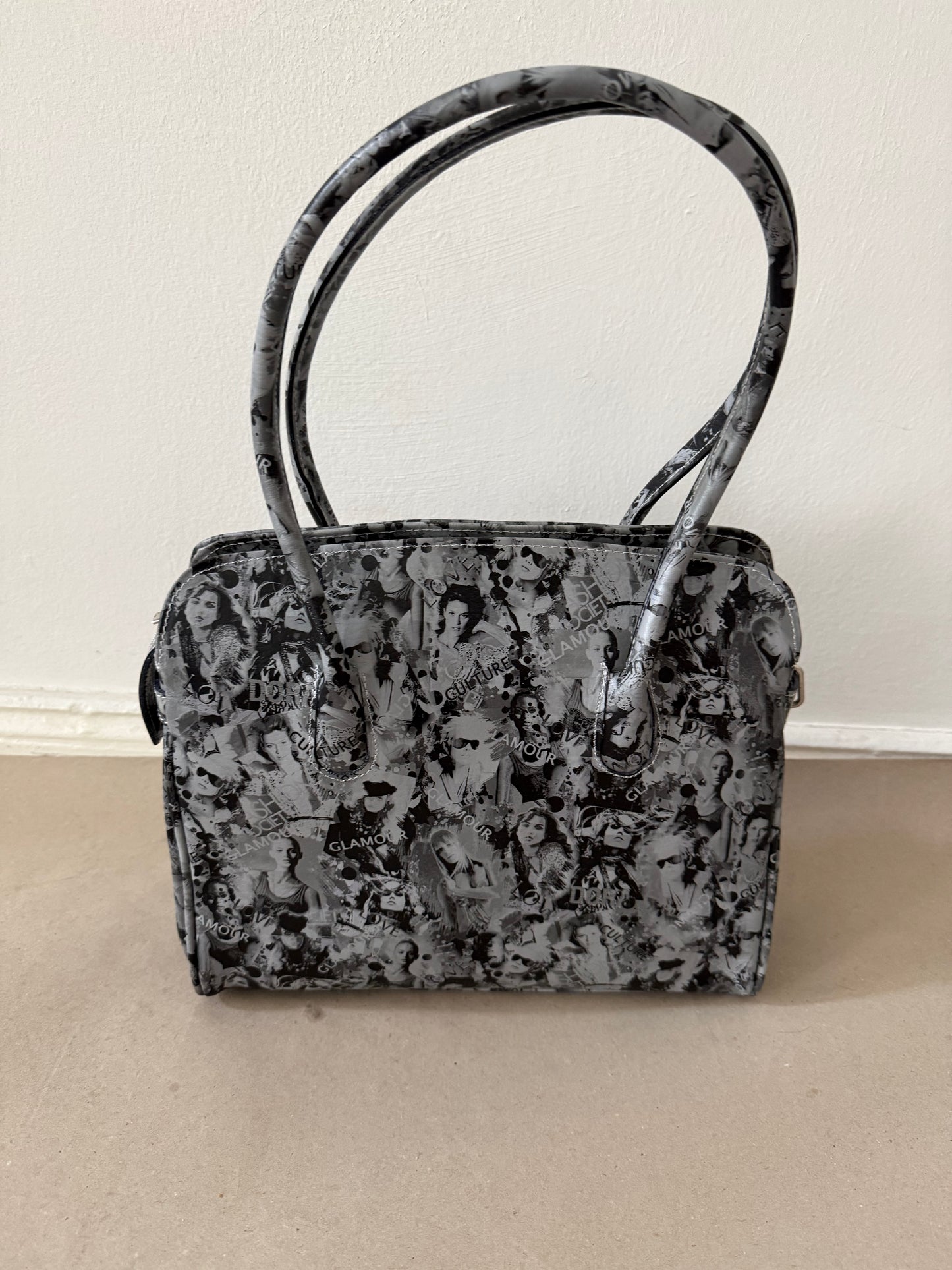 2000s leather firkin bag