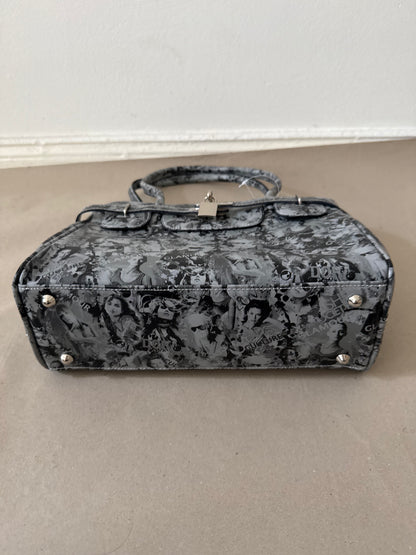2000s leather firkin bag