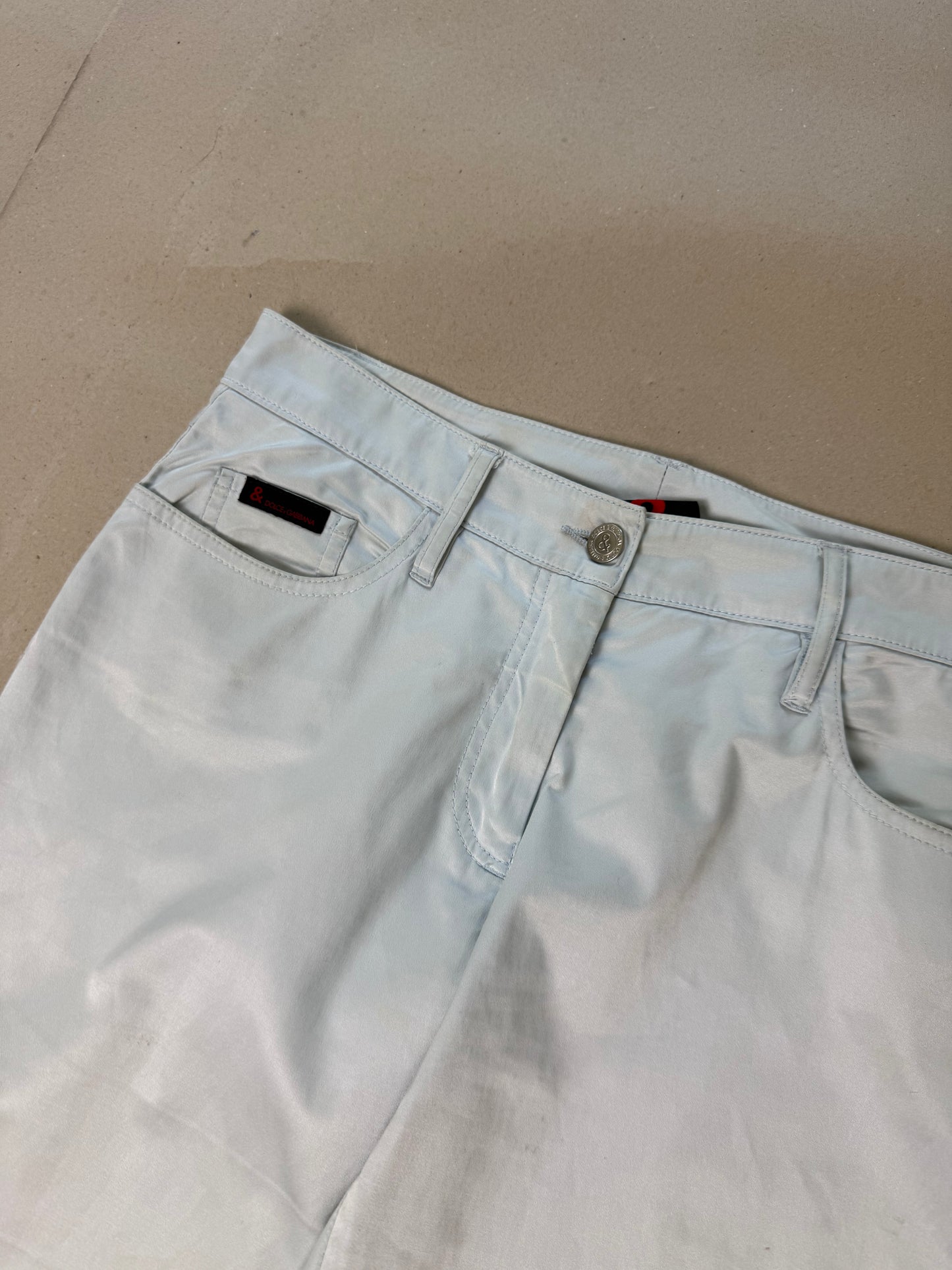 2000s Dolce&Gabbana silver pants