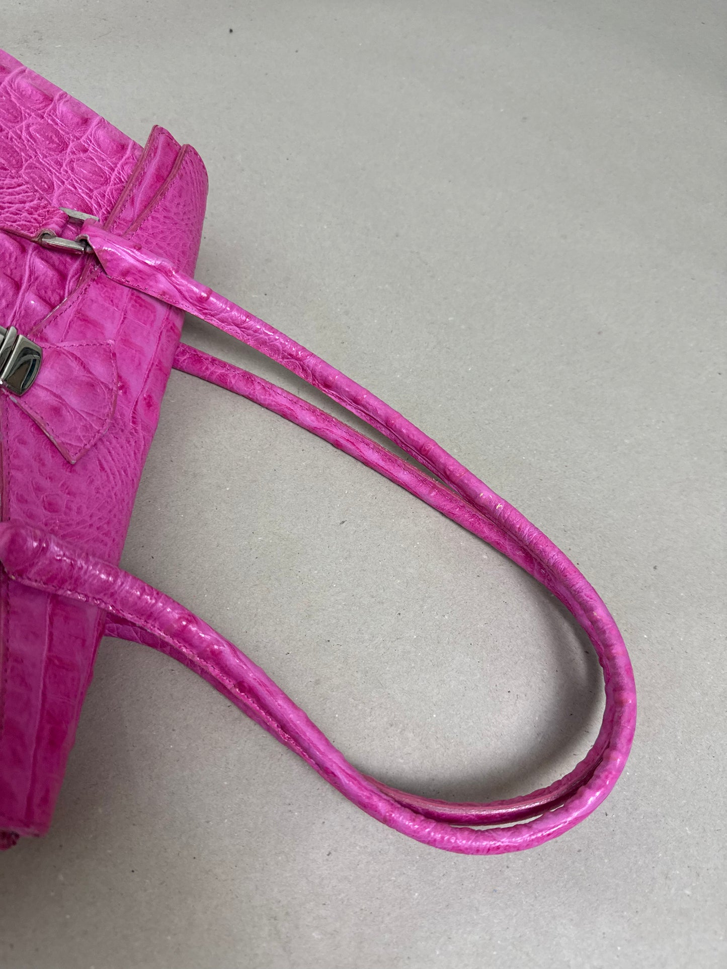 1990s pink leather bag