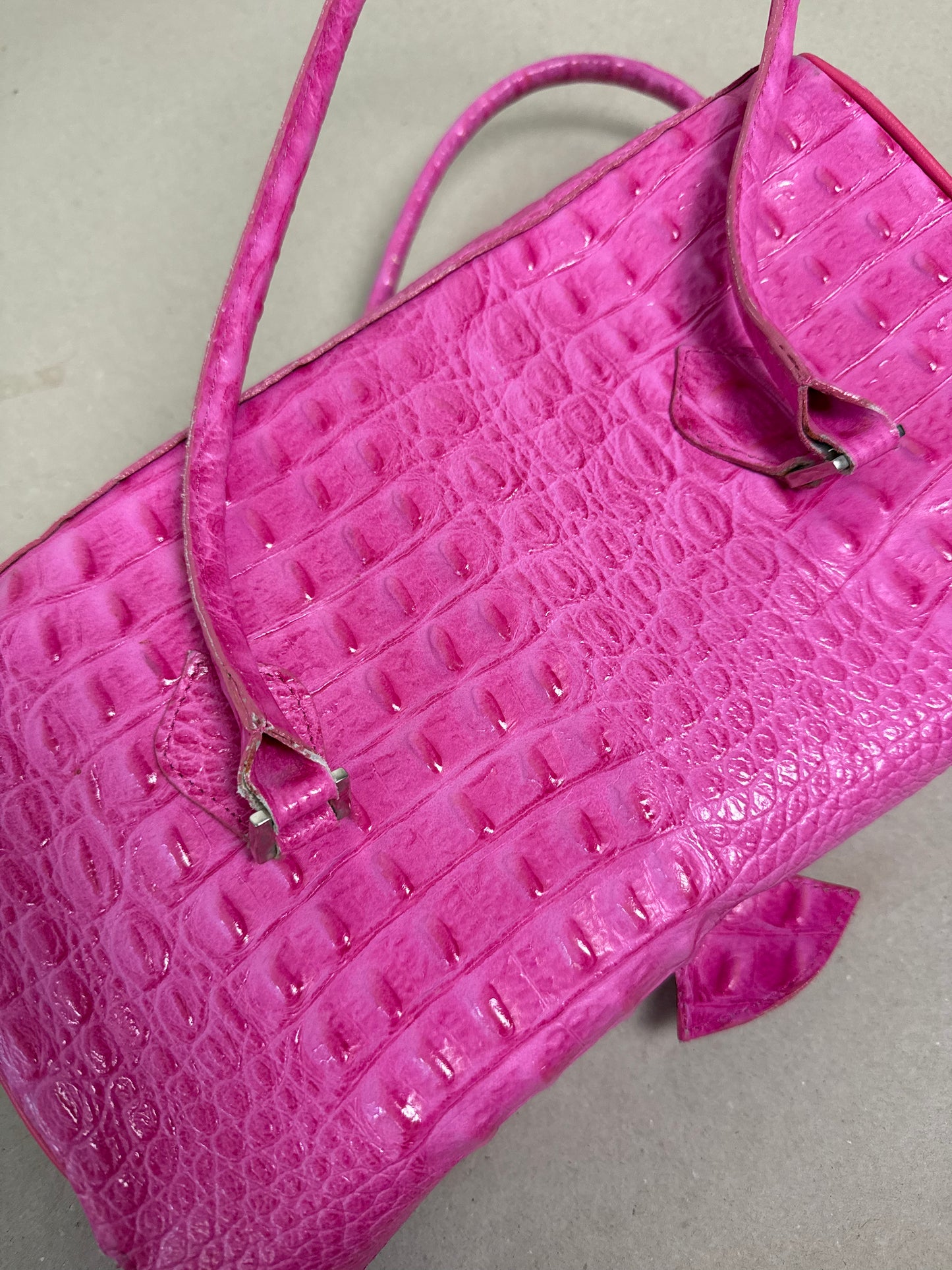 1990s pink leather bag