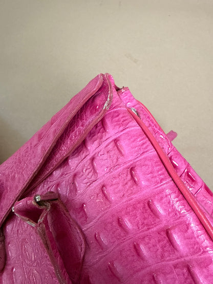 1990s pink leather bag