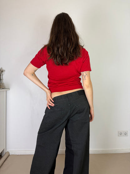 1of1 black baggy jeans