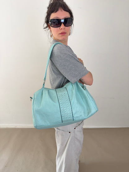 1990s pink leather bag