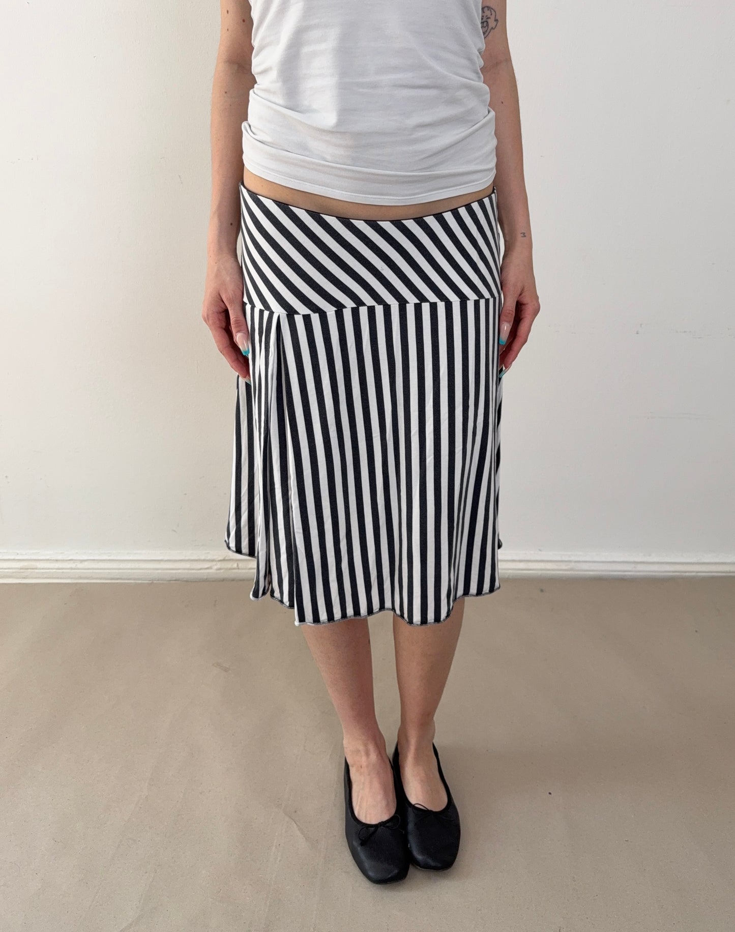 2000S STRIPED SKIRT