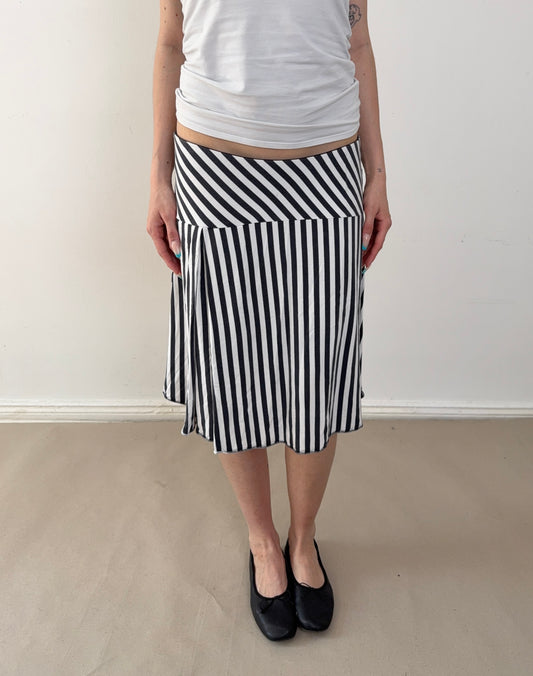 2000S STRIPED SKIRT